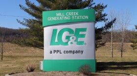 The entrance to LG&E's Mill Creek plant in southwest Jefferson County.