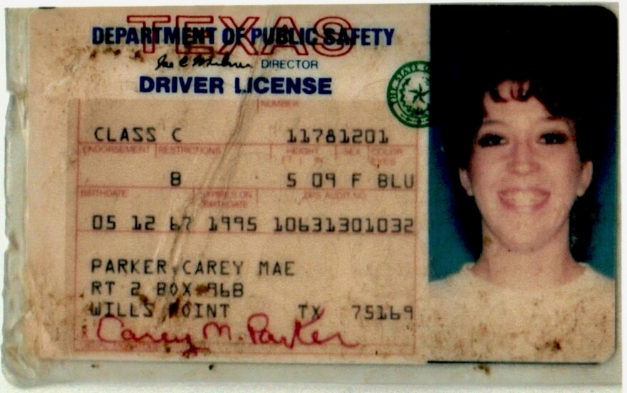 Carey Mae Parker's driver's license