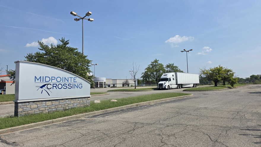 A sign reads MidPointe Commons