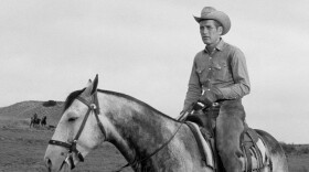 Paul Newman rides alone, as Hud.