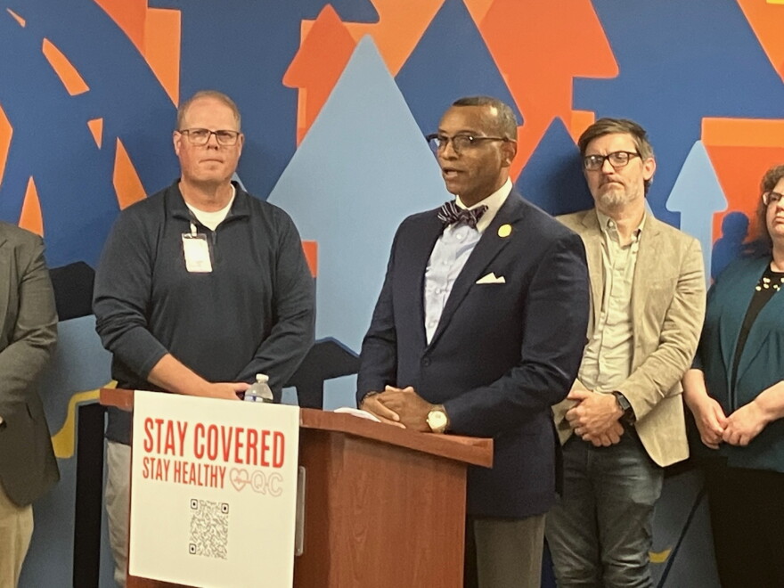 Rev. Dr. Dwight Ford, executive director of Project NOW, speaks during a webinar on Medicaid changes Friday, Oct. 9, 2026.
