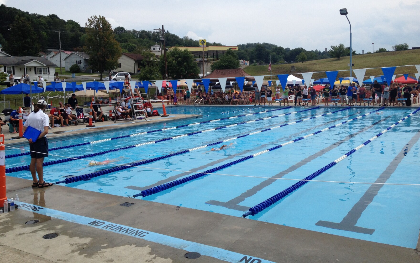 Grafton Municipal Swimming Pool - hosting swim meet