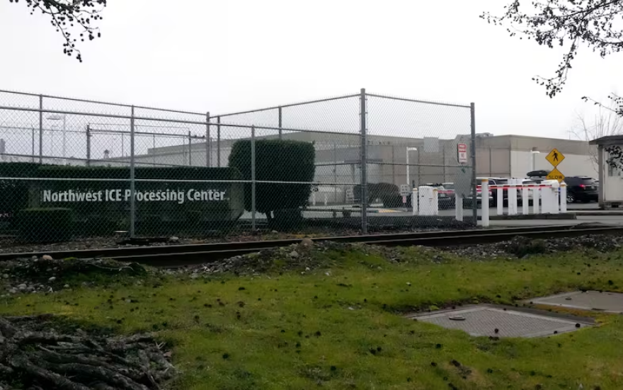 The Northwest ICE Processing Center in Tacoma, Wash.