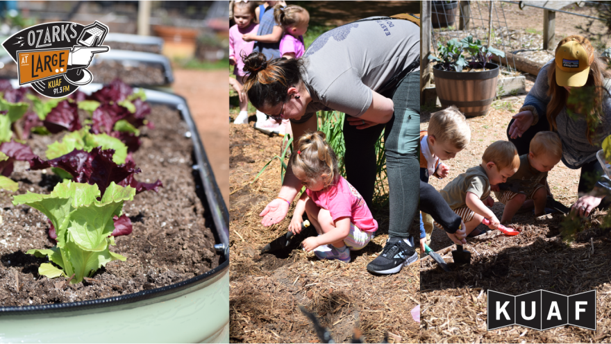 The Little Sprouts gardening program is on Wednesdays during the summer at the Botanical Garden of the Ozarks