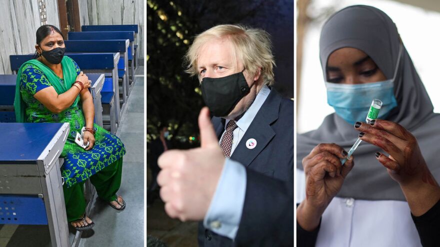 From left: Prakash Singh, Aaron Chown, Robert Bonet/Getty Images