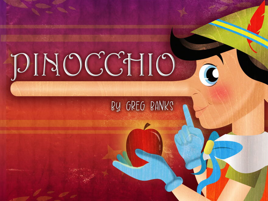 Florida Studio Theatre Graphic for 'Pinocchio'