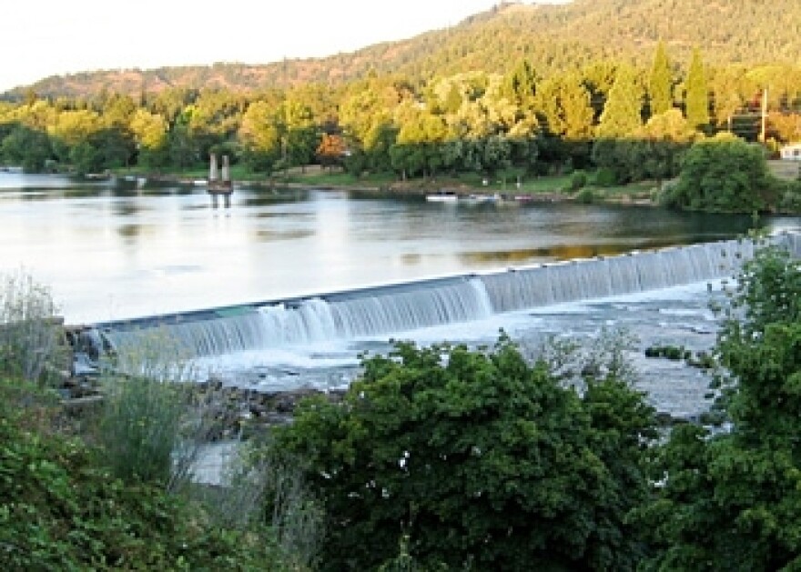 The Winchester Dam is on the North Umpqua River near Roseburg.