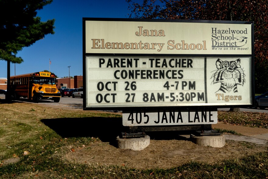 Jana Elementary School on Thursday, Oct. 20, 2022, in Florissant. Environmental investigation consultants have found significant radioactive contamination at the school, which sits in the flood plain of Coldwater Creek — now contaminated by nuclear waste from weapons production during WWII.