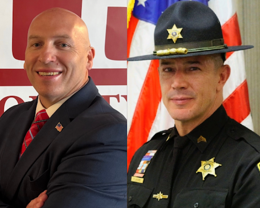 Shawn Nalepa (left) and Frank Lavore (right) are both announced their campaigns to become Tioga County (NY) sheriff in 2027.