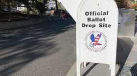 A Jackson County ballot box. 