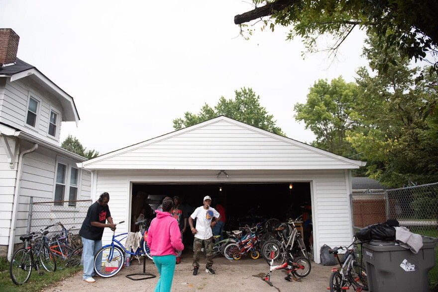 The Biker Boyz & Girlz Shop in Indianapolis. (Lucas Carter for Here & Now)