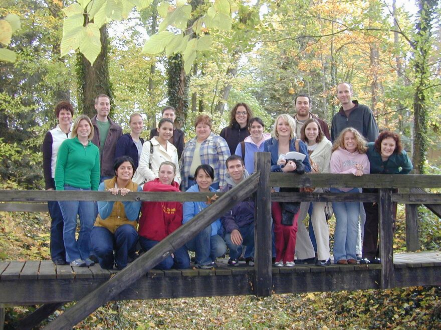 This group portrait from the 2008 Rural Health Scholars Retreat shows then-medical student Alex Heintzelman (top row, second student on the left). He attended this retreat three times, and it greatly influenced his decision to become a rural family doctor.