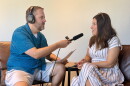 Jerrod Knight interviews Sarah Damoff at Hope Coffee in Melissa Texas on September 12, 2026.