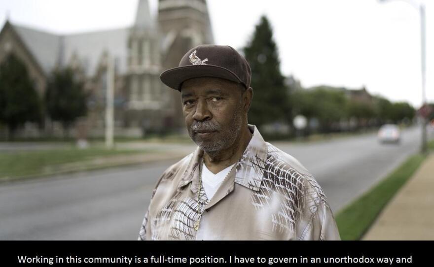 Working in this community is a full-time position. I have to govern in an unorthodox way and let Saint Louis know: Shame on your for letting this community get in the condition that it's in. - Alderman Sam Moore, Saint Louis 4th Ward Alderman