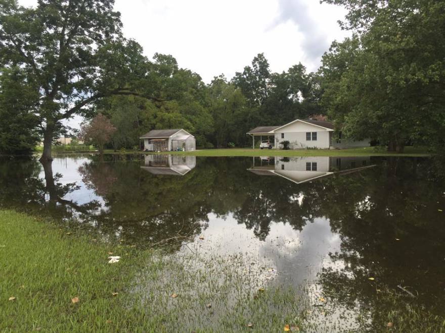 Flooding in Gonzales, Louisiana, August 2016