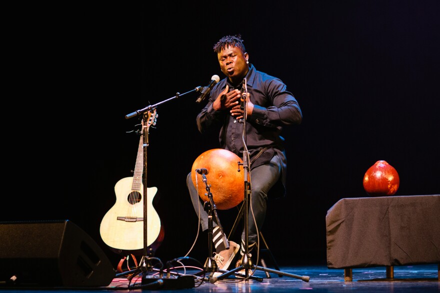 Okaidja Afroso merges Ghanaian music with cross-cultural influences March 22nd at 7:30pm at Hatch Recital Hall