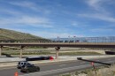 Local protest group "We Believe Visibility Bridge" took to the Interstate 80 overpass in Kimball Junction on May 2 to protest immigration enforcement activities in the Wasatch Back.