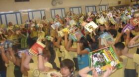 Children singing at Taylorsville Elementary