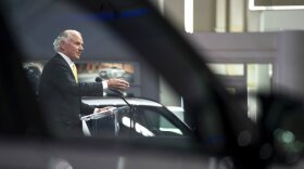 FILE - South Carolina Gov. Henry McMaster speaks during a press conference at the BMW Spartanburg plant in Greer, S.C., Oct. 19, 2022. McMaster said Monday, March 6, 2023 he is going to ask lawmakers to approve nearly $1.3 billion to bring to the state a new electric vehicle plant by a Volkswagen Group-backed group trying to revive a brand that was a 1960s forerunner to today's SUVs. (AP Photo/Sean Rayford, file)