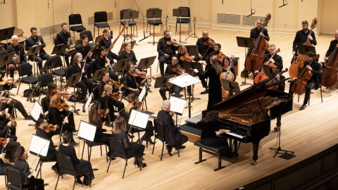 Conductor Kristiina Poska and pianist Marie-Ange Nguci perform with the St. Louis Symphony Orchestra, October 2026