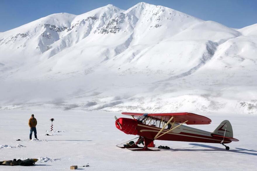 Mark Matter and his plane. (Courtesy of Dave Cannon)