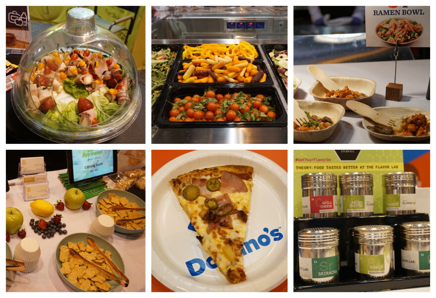 The School Nutrition Association conference showcased various food products that are being introduced to schools across the country.