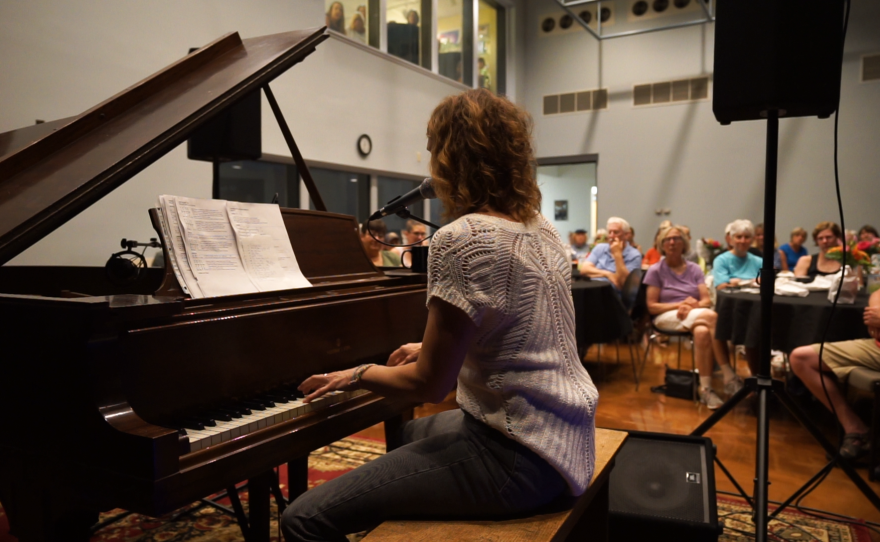 Emily Hurd performing live at Studio A Cafe