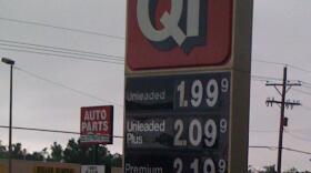 A sign out side an East Tulsa Quik Trip shows how much gasoline prices jumped overnight.