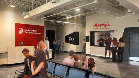This rendering shows what the Lexington Theatre Company's headquarters will look like down the road, thanks in part to a $2 million donation by the James A. and Martha R. Brown Charitable Foundation.