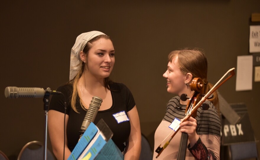 Kristina Komarov and Gloria Miller