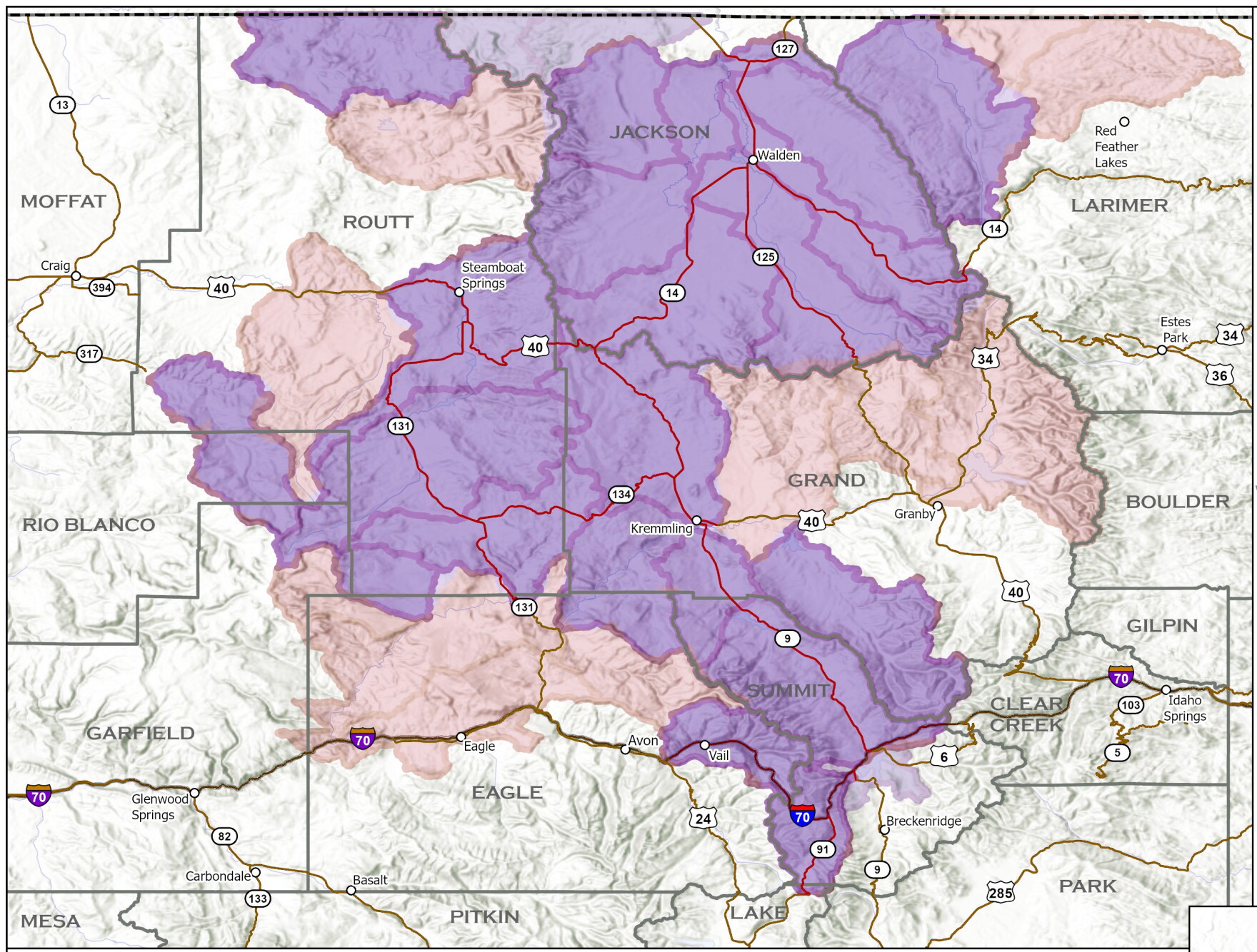 Map Colorado Locks Gray wolves gain foothold in Colorado, management strategies evolving ...
