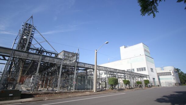 The Gainesville Regional Utilities (GRU) generating station located just north of Depot Park on SE 5th Avenue and SE 3rd Street.