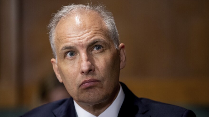 Matthew G. Olsen, of Maryland, nominee to be an Assistant Attorney General for the Department of Justice, attends a Senate Judiciary hearing on on July 14, 2021.