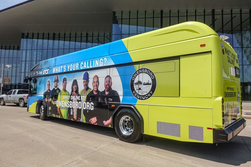  Owensboro Transit has its first electric bus on the road.