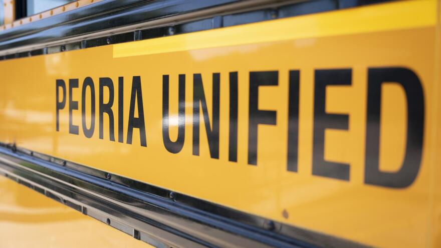 Peoria Unified School District bus