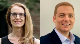 Dr. Cathy Cavanaugh, Chief Experience Officer and Technology Principal at the Lastinger Center for Learning at University of Florida; and Ethan Fieldman, founder & executive director of Curio XR, and a member of the UF Lastinger Center Advisory Board