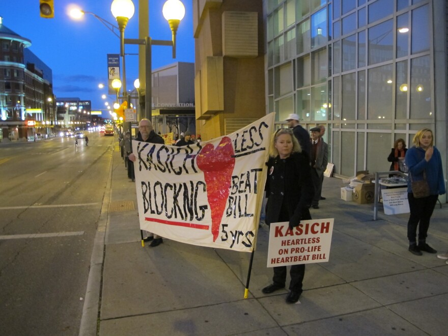 photo of Heartbeat Bill protestors