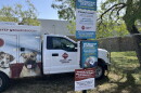 A pet microchip station at the District 5,6 and 7 fire station location at 4140 Culebra Rd., San Antonio, TX.