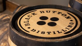 Black Button’s barrels are among the items being sold off, according to founder Jason Barrett. The barrels, shown here in a file photo, hold 53 gallons of bourbon, most of which is still actively aging.