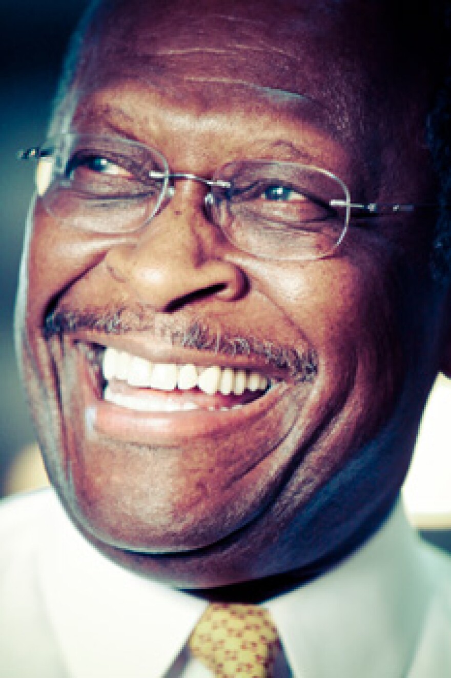 Republican presidential candidate Herman Cain