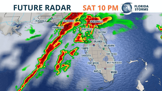 A cold front is expected to hit Florida this weekend, dropping temperatures to at or below freezing in some areas.