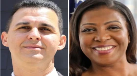 Michael Henry, left, and Letitia James are competing in this year's election for New York attorney general. (Henry: Campaign Website / James: NY Attorney General's Office Website)