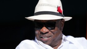 FILE - Former baseball player and manager Dusty Baker is seen at a baseball game between the Giants and the San Diego Padres, in San Francisco, Sept. 15, 2024. (AP Photo/Jeff Chiu, File)