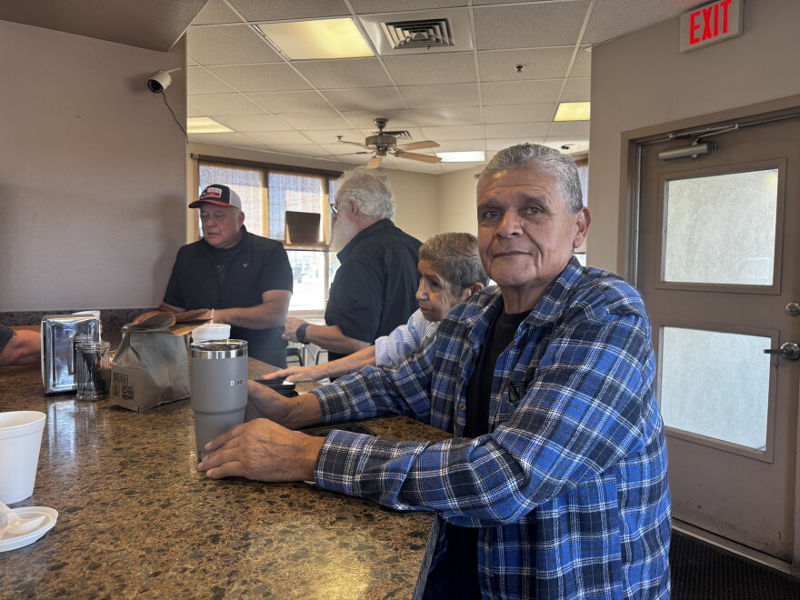Ralph Vargas stares at the camera after a conversation about the beloved bakery.