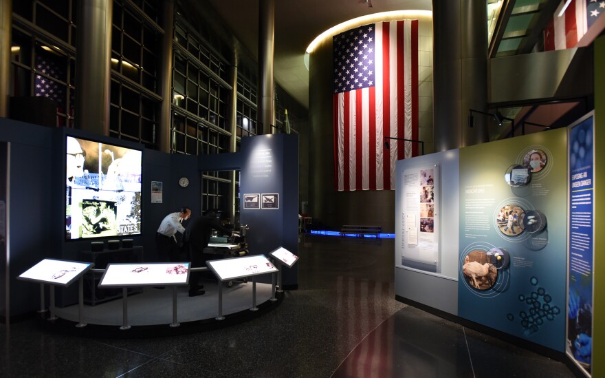 The museum at the Defense Intelligence Agency in Washington features scenes from the U.S.-Soviet Cold War, including this exhibit from the Cuban Missile Crisis in 1962.