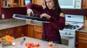 Mariah Gladstone documents recipes for "Indigikitchen." (Courtesy of Mariah Gladstone)