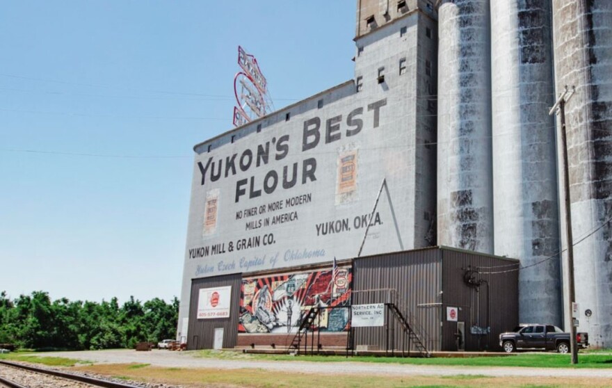 The Yukon's Best Flour Mill is a hallmark of the city and sits off Route 66.