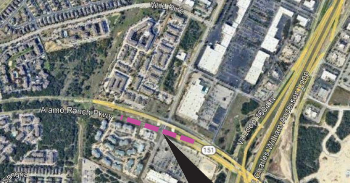 Alamo Ranch Map San Antonio's Alamo Ranch Parkway to see added overpass | TPR