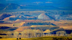 Landscape photo of mining