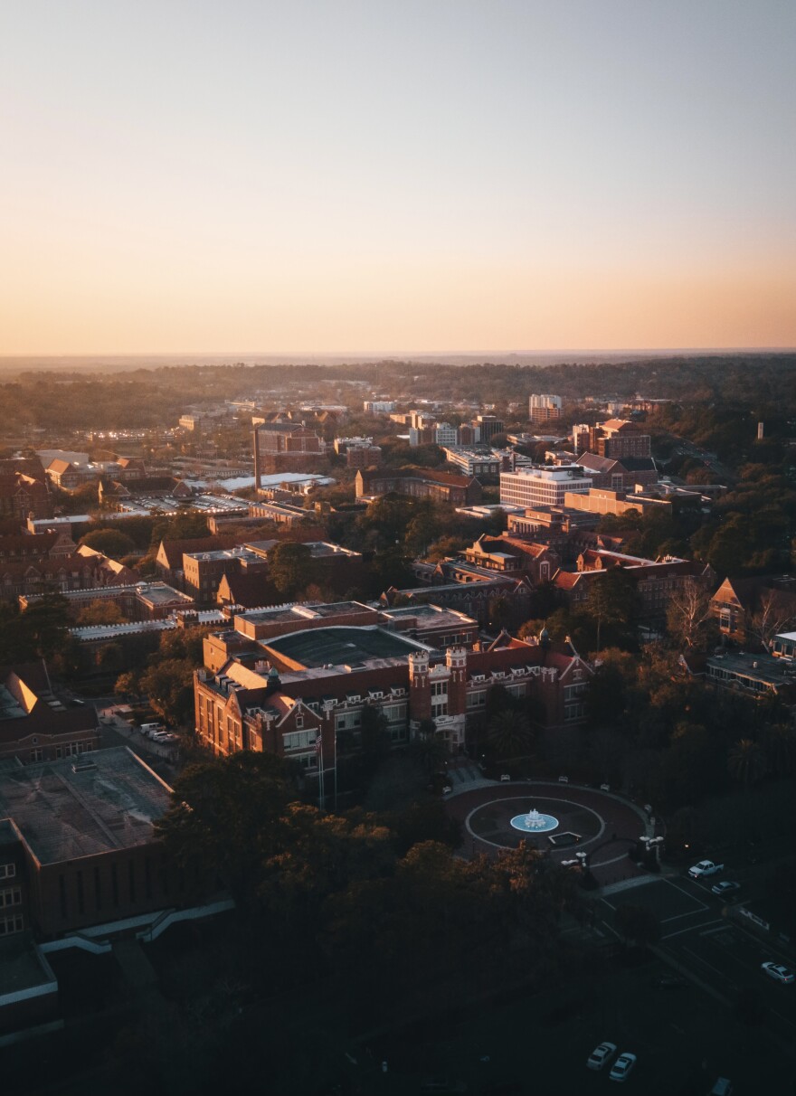 Florida's State University's campus from a bird's eye view